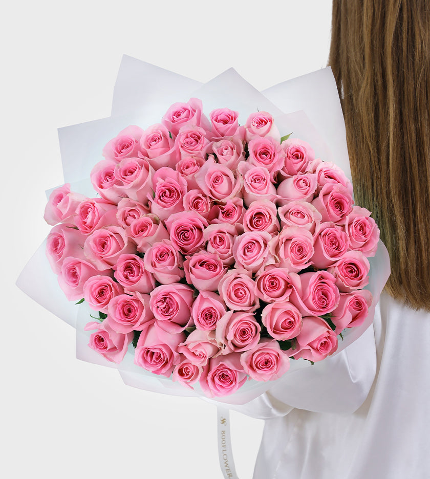 50 Pink Roses